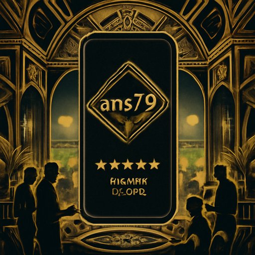 ans79 ব্র্যান্ড লোগো সহ ফোন স্ক্রিন